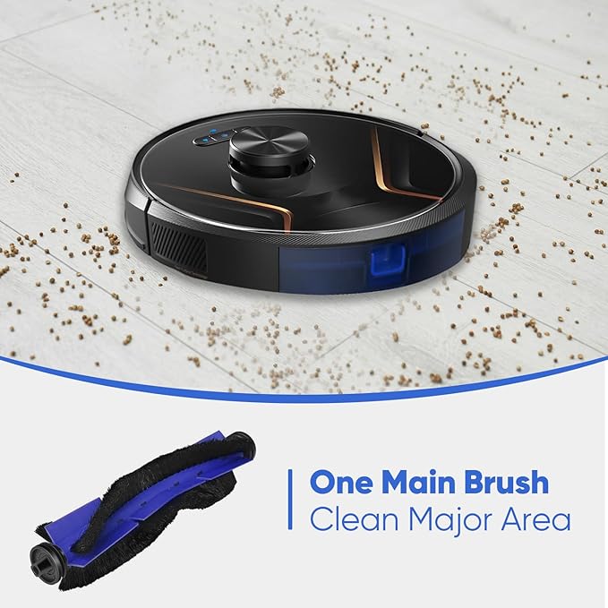 Replacement Main Rolling Brush Set for Eufy X8, Long Lasting and Durable, Spare Accessories for eufy robovac x8 (2Pcs Roller Brush)