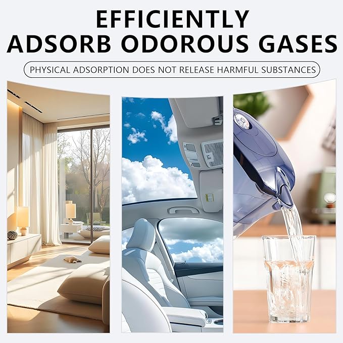 Premium Activated Carbon, 8 Ounces Activated Charcoal Bulk for Aquariums And Fish Tanks, Air Filtration Odor Scrubbing For Grow Tents Hydroponics Aquariums Ponds -Keep Water Crystal Clear (8 Ounces)