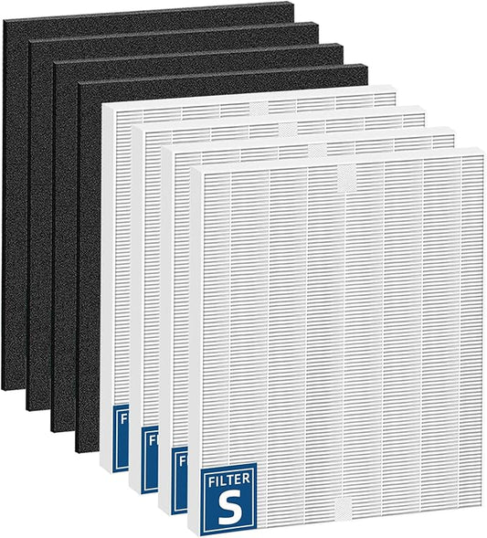 8 Pack C545 H13 HEPA Replacement Filter S Compatible with Winix C545 Air Purifi-er, Replaces Part 1712-0096-00 and 2522-0058-00