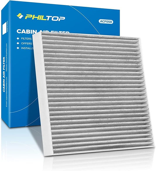 PHILTOP Cabin Air Filter, ACF058 (CF10361) Replacement for Cobalt, HHR, G5, Ion, Pursuit, Premium Cabin Filter with Activated Carbon Filter
