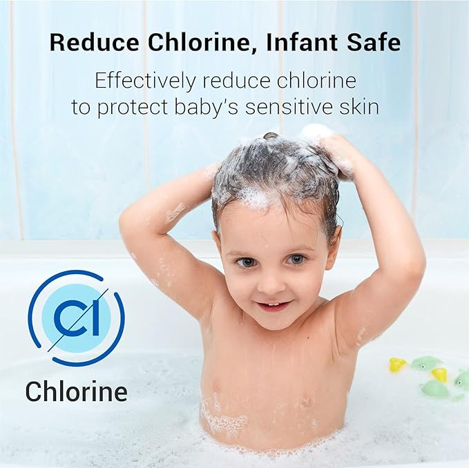 AQUA CREST FXSCH Shower Filter Replacement for GE®, Every 6 Months, White