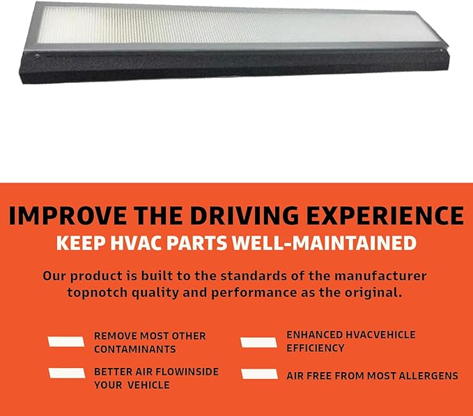 Cabin Filter - Pack of 1 - Compatible with Case New Holland Backhoe Loaders Super Series, Case Combines Axial-Flow & Foragers - Cabin Air Filter Replacement for O.E. 360260A2; Baldwin PA5668; WP10005