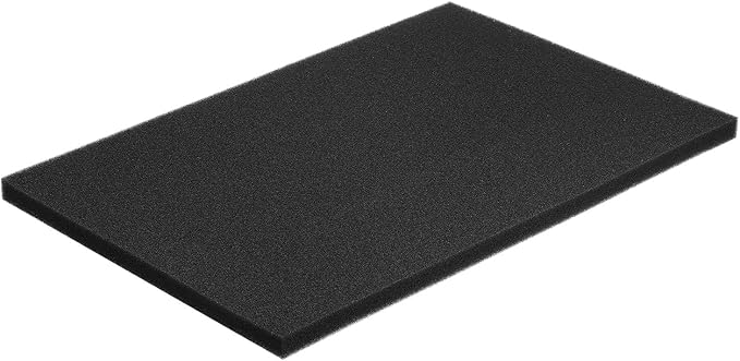 PATIKIL 24" x 16" x 1" Air Conditioner Filter Replacement, 1 Pack RV AC Foam Filter Pad Washable Reusable for Air Conditioning Purifiers, Black