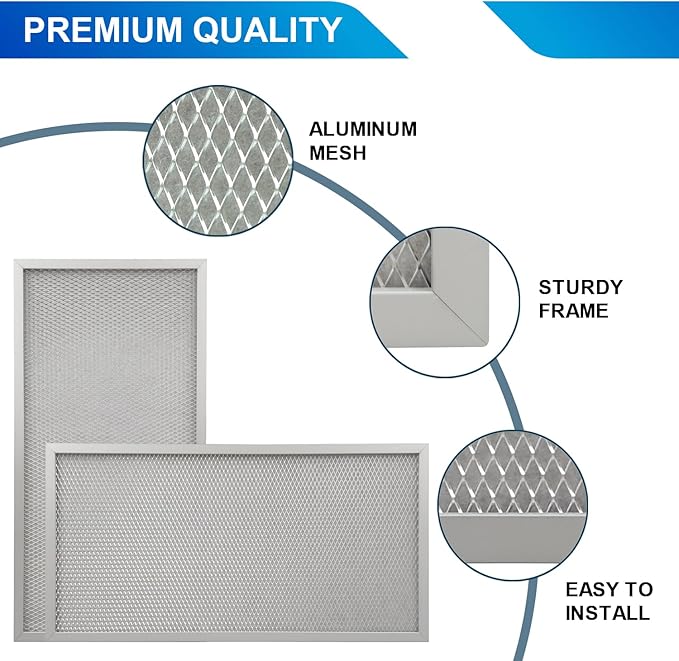 4 Pack MERV-8 Filter Replacement Set Compatible with AlorAir Basement Dehumidifiers Sentinel HD55 Sentinel HDi65