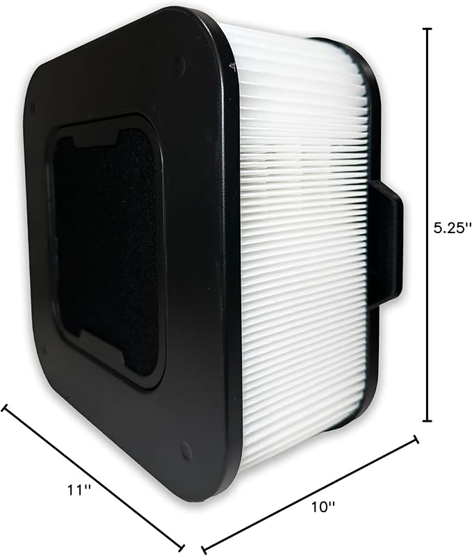 Nispira Basic Breather H13 Filter Replacement for Mila Smart Home Air Purifier True HEPA 1,000 Sq Ft. Removes Dust Pollen 1 Pack