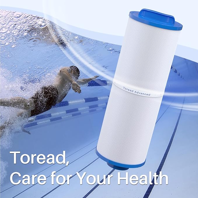TOREAD 4CH-949 Spa Filter Replaces PWW50L, FIL50-5D13H15FCT-3, Filbur FC-0172, SD-01143, 817-4050, Rising Dragon 50, Waterway Teleweir 50 sqft Filter Cartridge 2PACK