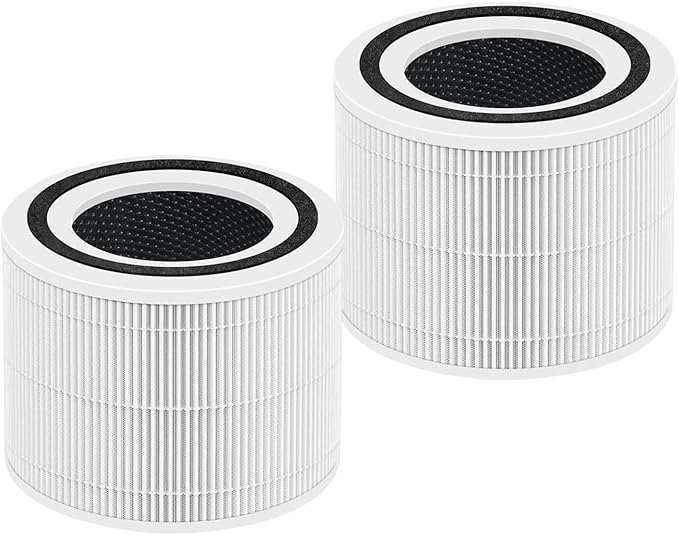 Premium Core 300 Replacement Filter for LEVOIT Core 300, Core 300S, Core P350, Core300-P,Core300-RF Air Purifier. 3-in-1 H13 Grade True HEPA Filter.2 Pack.