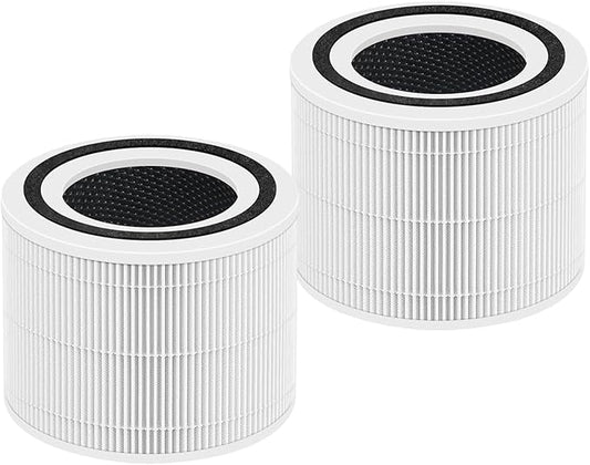 Core 300 Replacement Filter for Levoit Core 300/300S,Core 300-P Air Purifier, 3-in-1 H13 True HEPA Filter Replacement,Compare to Part No. Core 300-RF,2 Pack