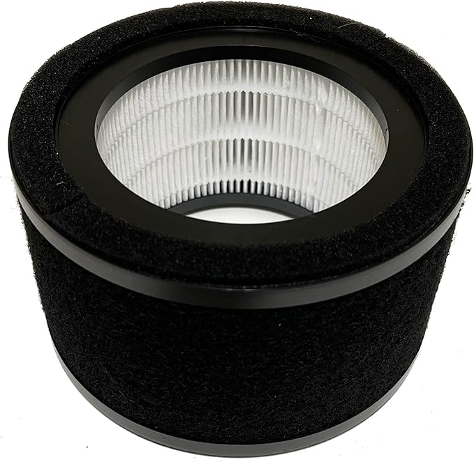Nispira Replacement Filter L True HEPA + Activated Carbon Pre Filter Compatible with GermGuardian Air Purifier AC4200W FLT4200, 1 Pack