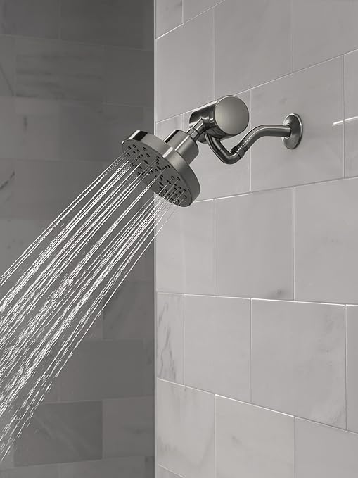 Delta Faucet Clarifi Premium Shower Filter Attachment Black Stainless with Additional Filter Cartridge