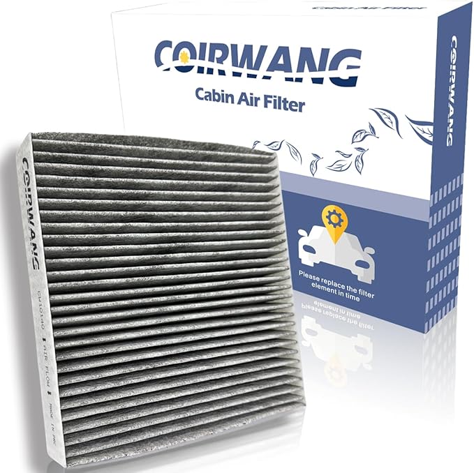 CF10140 Cabin Air Filter with Activated Carbon Compatible with Nissan Altima/Maxima/Murano/Sentra/X-Trail, Infiniti FX35/FX45/G35, Mitsubishi Eclipse/Lancer/Outlander/RVR - 27277-4M400