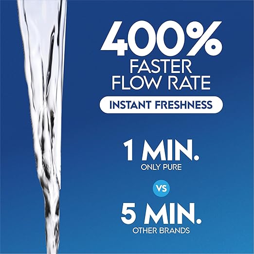 10-Cup Long-Life Water Filter Pitcher – 120-Gallon Capacity, Removes 99% Lead, PFAS, Mercury, Microplastics & More – 5X Filter Lifespan