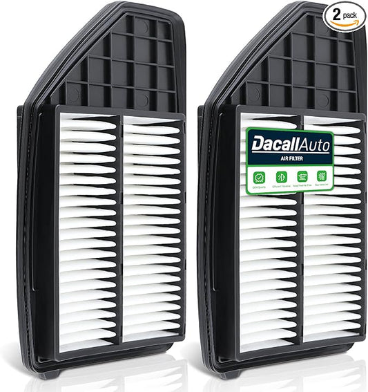 2pcs Engine Air Filter Set for Honda Insight 1.5L Hybrid 2019 2020 2021 2022; Replace 17220-6L2-A01, XA11673