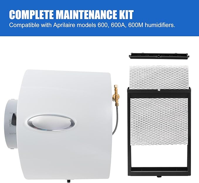 H635EZ1A Humidifier Filter/Water Panel Assembly Replacement Kit, Compatibily with H635EZ1A for Models 600, 600A, 600M