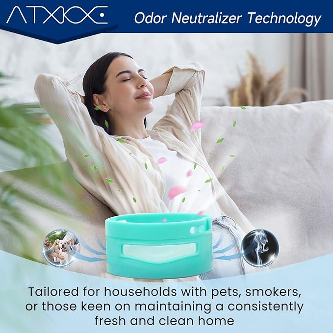 Replacement Fit for Shark Odor Neutralizer Cartridge Air Purifier, Compatible with Shark Air Purifier HP302 ZU102 LA702 AZ3002 HZ3002 IZ862H IZ562H ZD550 Stratos Upright Vacuum 1541FC3000,4 Pack