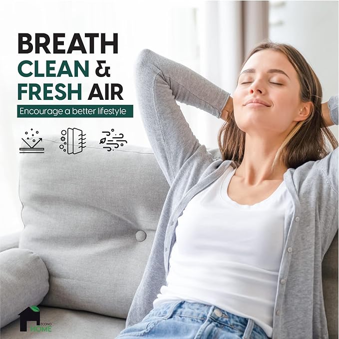 EconoHome 20x25x4 AC Furnace Pleated Air Filter MERV 11 Replacement – Allergen Defense, 3 Pack, Fits Lennox (X6673), Honeywell (FC100A1037) filters. (Actual size: 19.94 x 24.86 x 4.36 Inches)