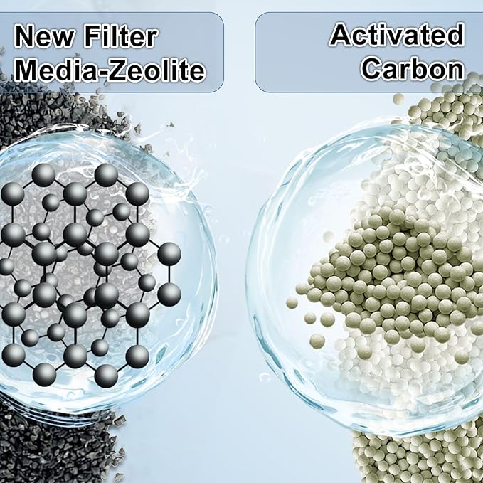 driamor 24 Pack PF-L Fish Tank Filter Cartridges Compatible with PF20, PF30, PF40 and PF75 Power Filters, Aquarium Large Carbon Filters Cartridge Replacement