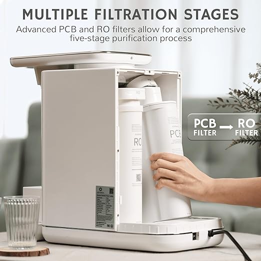 Airthereal Bundle | Pristine Pro6H Countertop Water Filter with Extra 1 RO Filter + 1 PCB Filter