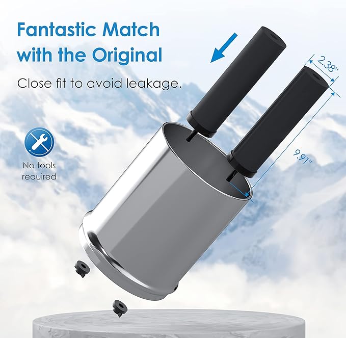 Waterdrop Upgrade NSF/ANSI 372 Certified Water Filter, Silver Ions Added, Replacement for Berkey® BB9-2® Black Filters, Berkey® Gravity Water Filter System and Waterdrop King Tank Series