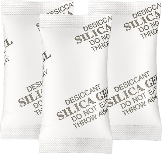 MakMeFre 5Gram(200Packets) Food Grade Moisture Absorbers Silica Gel Packs Desiccant for Moisture Storage Control