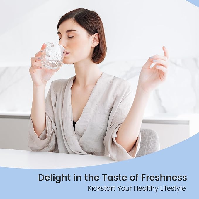 AQUA CREST Replacement for Brita® Water Filter, Pitchers and Dispensers, Classic OB03, Mavea® 107007, and More, NSF Certified Pitcher Water Filter, 8 Count