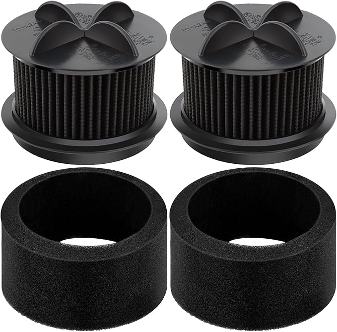 Artraise Replacement Filter for Bissell Style 10, for Bissell Powerforce Filter Style 9 & 12 Vacuum Cleaner, part # 2031085ES, 203108532065,2031183,32064 & 32065, 2 Pack Outer Foam & Inner Filters