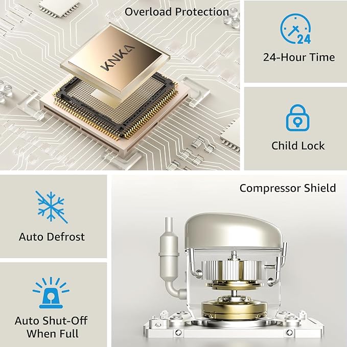 1600 sq.ft Dehumidifier for Basement, 21 Pint Dehumidifiers for Home with Drain Hose, Continuous Drainage, Washable Filter, Intelligent Humidistat for Bedroom, Bathroom, Large Room