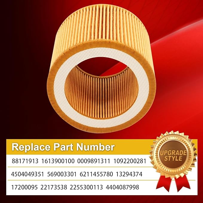 88171913 Air Filter Replace 1613900100 0009891311 1092200281 13294374 1465151 17200095 22173538 2255300113 4404087998 4504049351 569003301 6211455780 Compatible with Air Compressor UP6-5 UP5 UP6-15C
