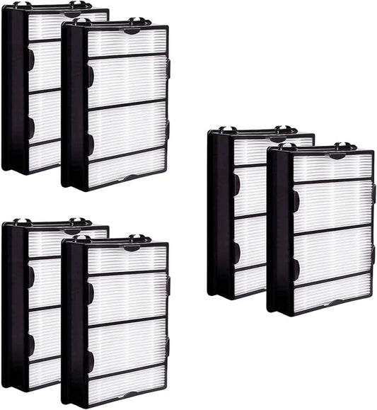 Nispira True HEPA Air Filter Replacement Compatible with Holmes Air Purifier HAPF600 HAPF600D HAPF600D-U2 Filter B, 6 Packs