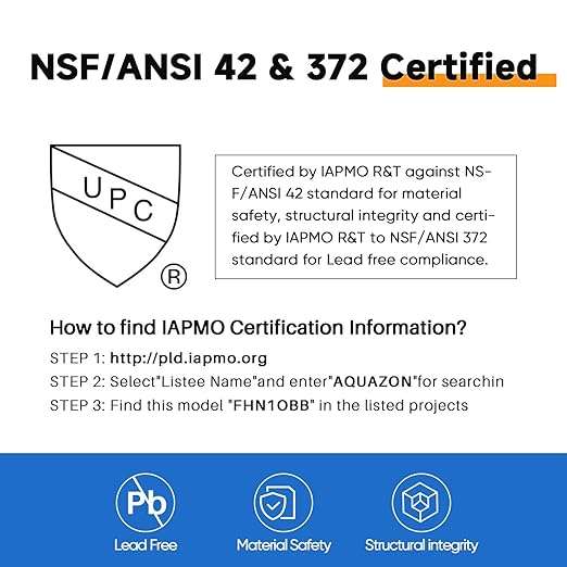PUREPLUS 1-Stage Whole House Water Filter, with Iron Manganese Reducing Water Filter, 10"x4.5" Cartridge Universal Housing, Pre-Filtration System for Well Water, 1" NPT Port, Pressure Release