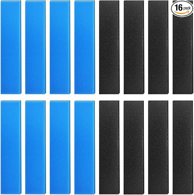 16 Pcs Mini Split Air Filter Compatible with Mitsubishi Electric MAC-2300FT-E, MAC-3000FT-E, 8.3" Replacement, No Frame