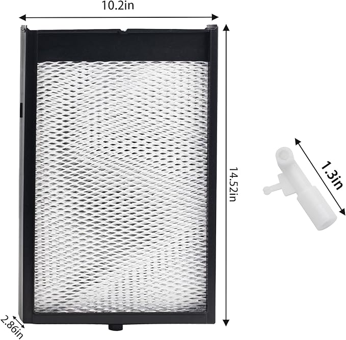 H735EZ1A Humidifier Filter Replacement, Water Panel Humidifier Replacement with Nozzle, Humidifier Filter Kit Compatible with Humidifier Models 700, 700A, 700M