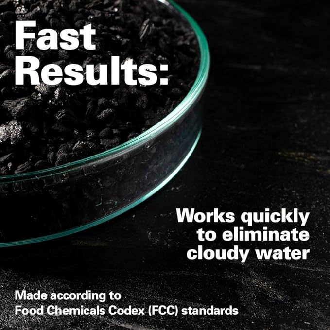 Kolar Labs Crystal Cal Activated Carbon – Large Jar, Activated Charcoal for Aquariums and Fish Tanks