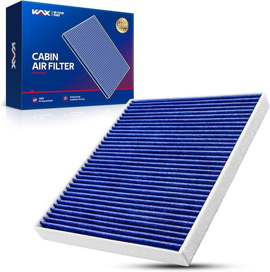 KAX Premiun Cabin Air Filter CF10360 Replacement for 2003-2004 Silverado 1500, Silverado 2500 HD, Tahoe, Sierra 1500, Yukon, 2003-2009 Hummer H2, Strong Adsorption w/Upgraded Activated Carbon