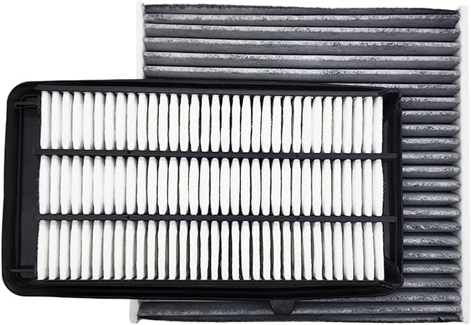 JTBU182-050 Replacement Cabin & Engine Air Filter For Honda CR-V 1.5L (2017-2022), Civic 1.5L (2016-2021), Replacement for CP182, CF11182, CA12050, 17220-5AA-A00