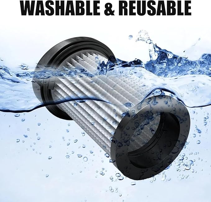 4 Pack Replacement Vacuum Filter Compatible with Eye-Vac EV-PMF Pre-Motor Filter, Fits for NeoVac Elite Touchless Stationary Vacuum, Compared to Part # EV-PMF