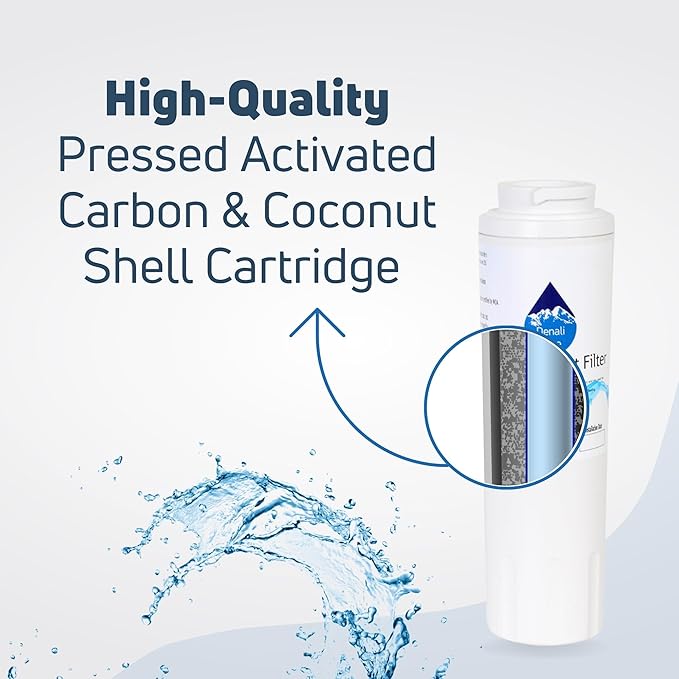 2-Pack Replacement for JFC2089HES Refrigerator Water Filter - Compatible with UKF8001 Fridge Water Filter Cartridge