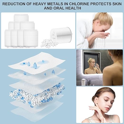 Longlasting Sink Faucet Water Filter Water Filter for Sink Faucet 360 ° Rotating Dual Function Sprayer Modes Faucet for Home Bathroom and Kitchen Faucet Extender (8pcs Extra Filter)