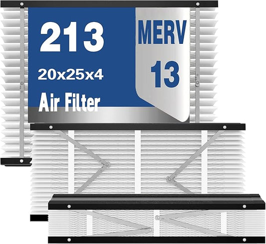 1-Pack 213 Filter Replacement Compatible with AprilAire 213 Whole House Air Purifiers Models,1210,1620,2210,2216,3210,4200,MERV 13 Furnace Filter Replacement,20x25x4inch