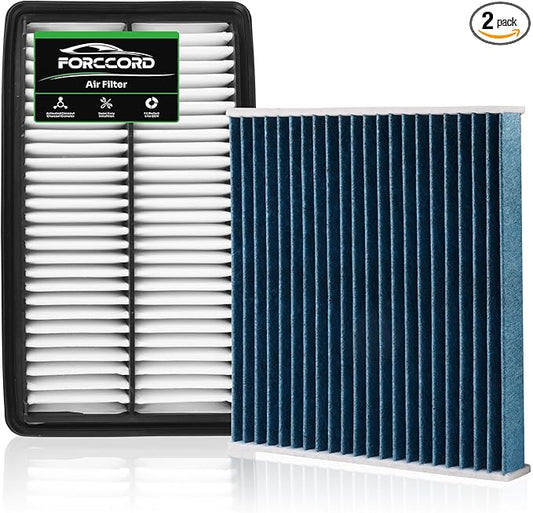 Cabin & Engine Air Filter Fit for Acura TLX 2021-2025 2026 L4 2.0L, Honda Odyssey V6 3.5L 2018-2025 2026 Activated Carbon Cabin Filter Replacement CF11182 CA12061 Car Accessories
