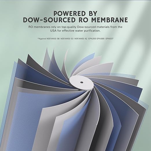 Airthereal Reverse Osmosis Countertop Water Filter with Premium Glass Pitcher - 5 Stage Purification for Safe Drinking, No Installation RO Filtration, Purified Water Dispenser, Pristine Lite3