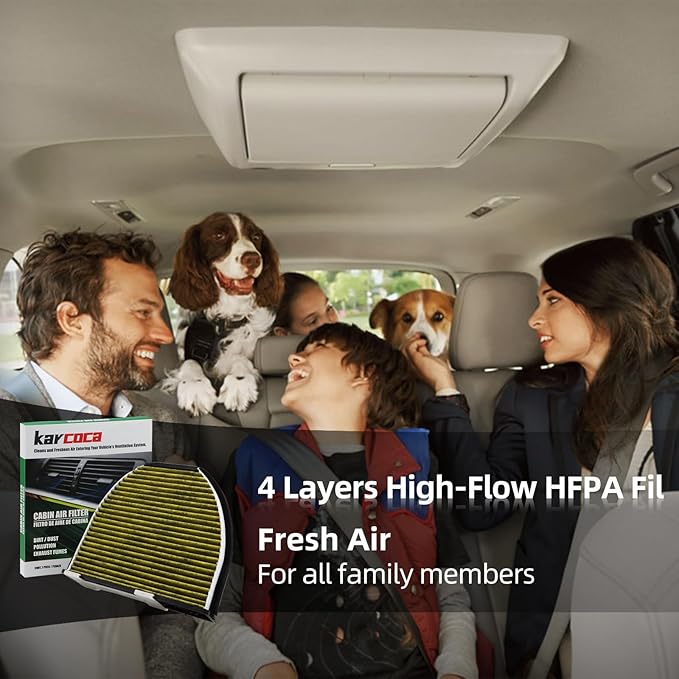 CUK29005 (CF10934) Cabin Air Filter, Replacement for AMG GT, C230, C250, C300, C350, E250, E350, E400, E550, Premium Cabin Filter with Activated Carbon, Filter Up Dust Pollen