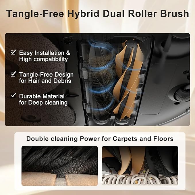 Yivy 29Pcs Accessories for Dreame X50 Master/X50 Ultra Complete/L50 Pro Ultra /L50 Ultra/Dreame L40s Pro Ultra/Mova V50 Ultra Complete Vacuum Cleaner, 4 Activated Carbon HEPA Filters