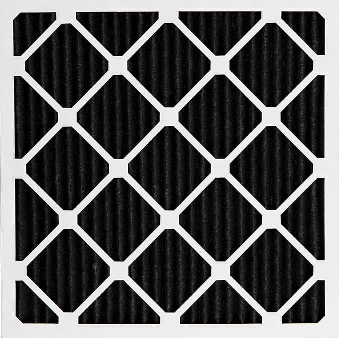 Nordic Pure 12x12x1 (11 3/4 x 11 3/4 x 3/4) Pure Carbon Pleated Odor Reduction Furnace Air Filters 2 Pack