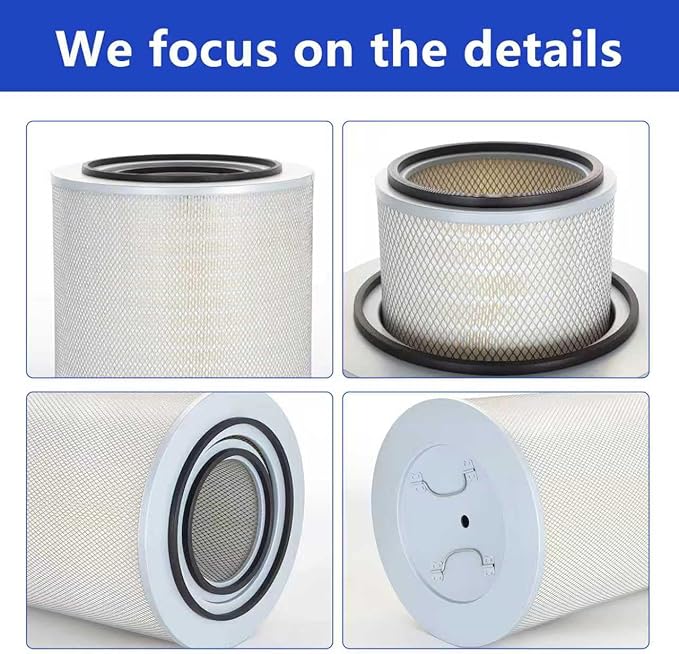 P181038 Dust Collector Engine air Filter - Fit for Wynn Enviromental, Grizzly, Harbor Freight, Jet Vortex, HF Dust Collectors and Heavy Duty Trucks -Replaces AF879 LAF5069, LAF5079 PA2363 42440 TR527