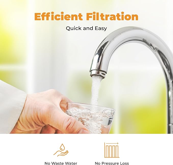 Rotek Water Systems Whole House Water Filtration System | 1-Stage Water Filter System | SED | Clean Water | Sediment Filter | 20 Inch