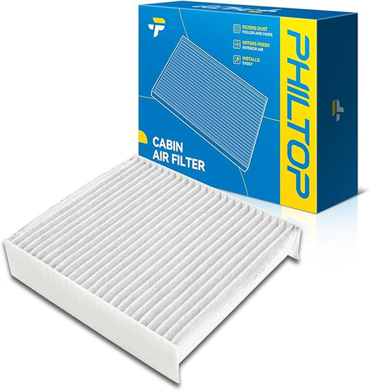 PHILTOP Cabin Air Filter, Replacement for CF10413, 2015-2022 ProMaster City Cabin Filter with Activated Carbon Filter Up Dust Pollen Odor