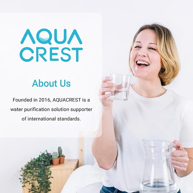 Alkaline Water Filter Replacement for All Waterdrop Pitcher and Dispenser Filtration System, Fits Waterdrop WD-PF-AL, Reduces PFOA/PFOS, Chlorine, Last Up to 100 Gallons, 1 Pack, AQUA CREST