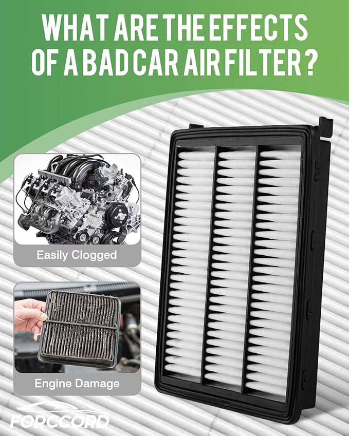Cabin Air Filter and Engine Air Filter Fits for Hyundai Tucson 2016-2021 Activated Carbon Cabin Filter Replacement 97133-D1000 CA12065