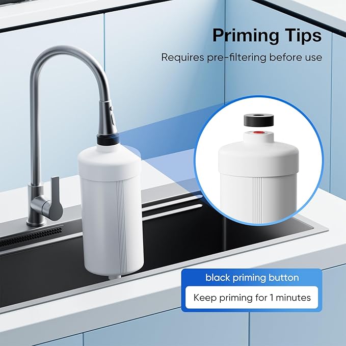 Purewell PH-2 White 3-Stage Alkaline Filter Elements, Additional filters for Berkey® Black Filters, Berkey® Gravity Filtration System and Purewell System, pH 8-9 (2 Pack, K Series)